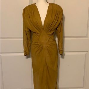Vintage Suede Dress